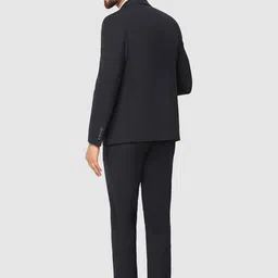 Blackberrys Self Design Slim-Fit Two-Piece Formal Suit image 2