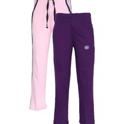 mack jonney VIMAL JONNEY Kids Purple & Pink Pack of 2 Cotton Blended Trackpant-picture-28