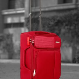 Teakwood Leathers Textured Soft-Sided Cabin Trolley Suitcase-picture-29