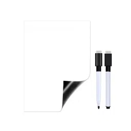 Awestuffs Plain Magnetic Dry Erase Whiteboard Sheet For Refrigerator [12 X 9 Inch] image 1
