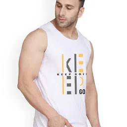 SLOWLORIS  Pack Of 2 Printed Innerwear Vests SL26 COMBO (LOUD BLKRED) (KEEP WHITE) image 3