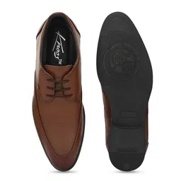 knoos Men Textured Leather Formal Derbys image 3