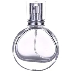 Hunky Dory Royal 25ml Empty Clear Glass Delicated Perfume Decant Spray Bottles with Metally Pump For DIY Perfume, Essential Oils, Rose Water, Travel Use image 2