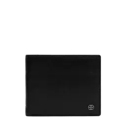 Eske Black Jurgen Genuine Leather Men's Bifold Wallet 7 Card Holders-image-11