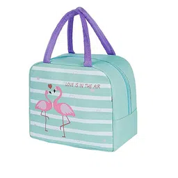 HOUSE OF QUIRK Blue Printed Lunch Bag image 3