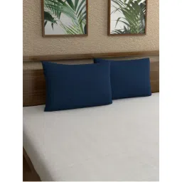 HOSTA HOMES Blue Micro Cotton Pillow Covers (Pack of 2)-picture-26