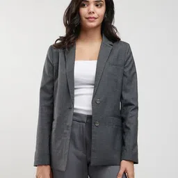fablestreet Single Breasted Blazer/Coat - Grey image 5