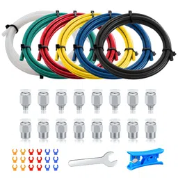 3D Printer Bowden Tubing Kit High-Temperature Resistant Premium Bowden Tubing 6M TPFE Teflon Tube for 1.75mm Filament with Upgraded PC4-M6 and PC4-M10 Pneumatic Fittings, Teflon Cutter, Collet Clips and Spanner for Ender 3/ 3 Pro - RS61823D Printer Bowden Tubing Kit High-Temperature Resistant Premium Bowden Tubing 6M TPFE Teflon Tube for 1.75mm Filament with Upgraded PC4-M6 and PC4-M10 Pneumatic Fittings, Teflon Cutter, Collet Clips and Spanner for Ender 3/ 3 Pro - RS6182-picture-13