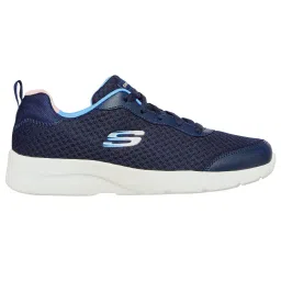 SKECHERS Womens DYNAMIGHT 2.0 Navy Blue Casual Sneakers image 1