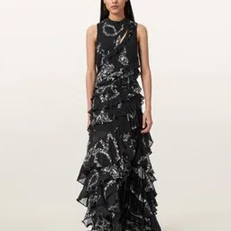 all saints Cady Midi Dress-picture-28