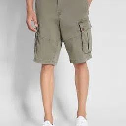 Men Regular Fit Cargo Shorts-image-21