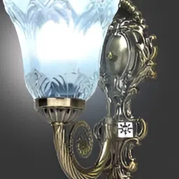 Areezo Metallic Toned 2 Pcs Metal Wall Lamp image 3