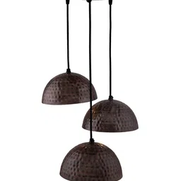 Homesake Copper-Toned Textured Handcrafted Wall or Ceiling Cluster Light image 5