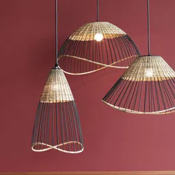 orange tree Kyoto Dome Hanging Lamp image 3