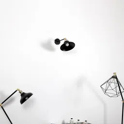 Craftter Black Bell Shaped Metal Wall Lamps-image-44