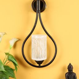 decorativeray Black & White Cylinder Shaped Wall Lamp-picture-44