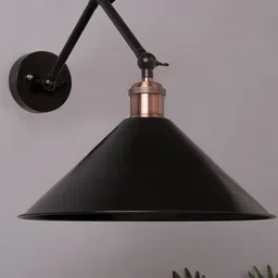 Homesake Black Solid Handcrafted Wall Lamps-image-84