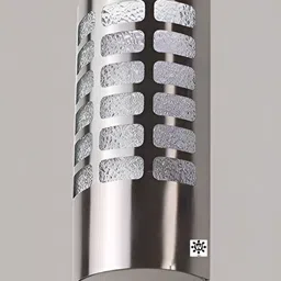 Whiteray Silver-Toned Printed Metal Cylinder Shaped Wall Lamp-image-42
