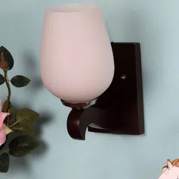 decorativeray Brown Abstract Shaped Wooden Wall Lamp-image-30