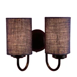 Devansh Blue Jute Double Wall Mounted Lamp image 3