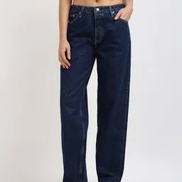 calvin klein jeans Women High-Rise Straight Fit Jeans-picture-18