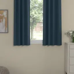 rosarahome Pack of 2 Solid Window Curtains-picture-52