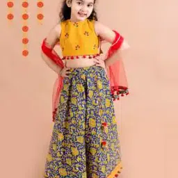 pspeaches Floral Lehenga Choli with Dupatta-picture-50