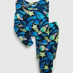 gap kids Printed Round-Neck T-Shirt & Pants-picture-40
