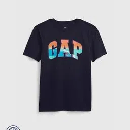 Solid Arch Logo Short Sleeve T-Shirt-image-76