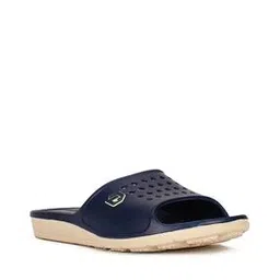 bata Men Perforated Open-Toe Sliders-picture-13