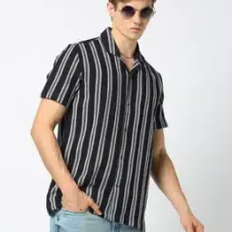 lee cooper Men Striped Regular Fit Shirt-picture-22