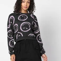 Women Graphic Print Regular Fit Sweatshirt-image-71