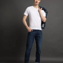 john players jeans Men Mid-Wash Low-Rise Slim Fit Jeans-picture-23