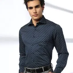 john players Men Printed Slim Fit Shirt-picture-31