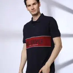lee cooper Men Brand Print Regular Fit Polo T-Shirt-picture-41