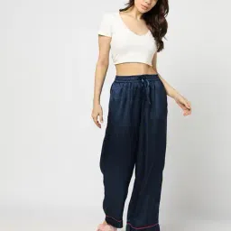 yousta Women Patterned Regular Fit Pyjamas image 1