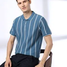 netplay Men Striped Slim Fit Polo T-Shirt-picture-18