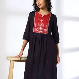 siyahi Women Embroidered Straight Kurta-picture-21