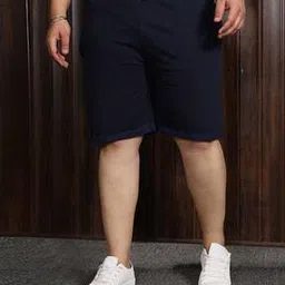 big banana Men Flat-Front Regular Fit Knit Shorts-picture-15