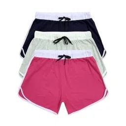 diaz Pack of 3 Girls Regular Fit Bermuda Shorts-picture-26