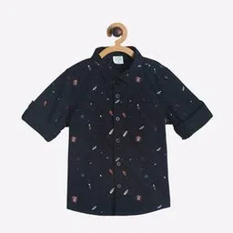 mini klub Printed Shirt with Patch Pocket-picture-51