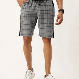 arise Men Checked Regular Fit Shorts-picture-33