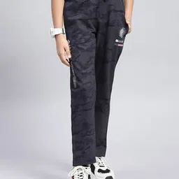 monte carlo Boys Printed Straight Track Pants with Insert Pockets-picture-23