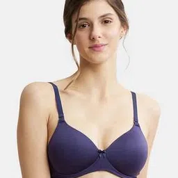 jockey 1819 Wirefree Padded Soft Touch Microfiber Elastane Full Coverage Multiway Styling T-Shirt Bra-picture-26