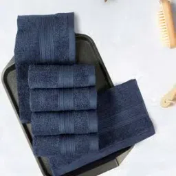 Set of 6 Cotton Face Towels 12" x 12"-image-42