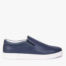 cristofano Textured Slip-On Plimsolls-picture-28