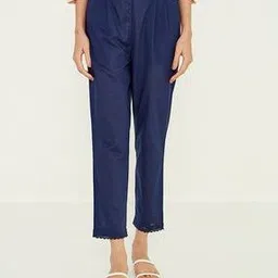 ancestry Straight Fit Pants with Lace Hems-picture-51