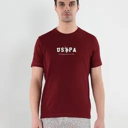 Crew-Neck T-Shirt with Brand Print-image-33