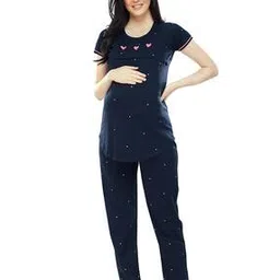 zeyo Polka-Dot Print T-Shirt & Pyjama Set-picture-16