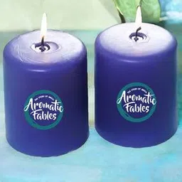 aromaticfables Set of 2 Aromatherapy Pillar Scented Candles-picture-13
